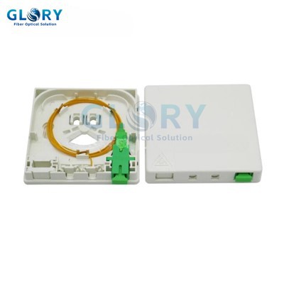 Fiberoptisk vægstik