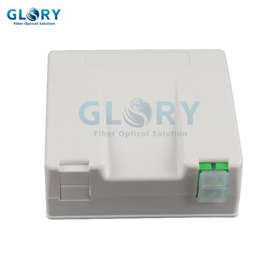 Optisk fiber vægstik